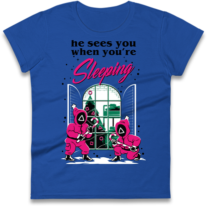 Squid Games Xmas Ladies Shirt