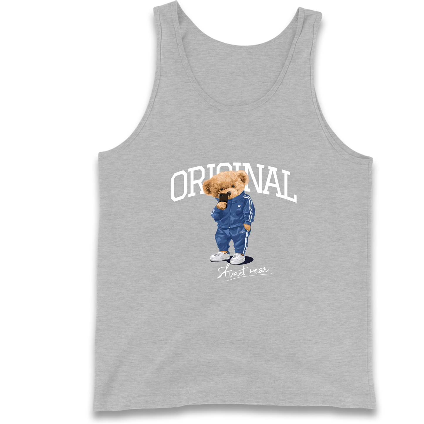 Teddy Bear Original Streetwear Tank Top