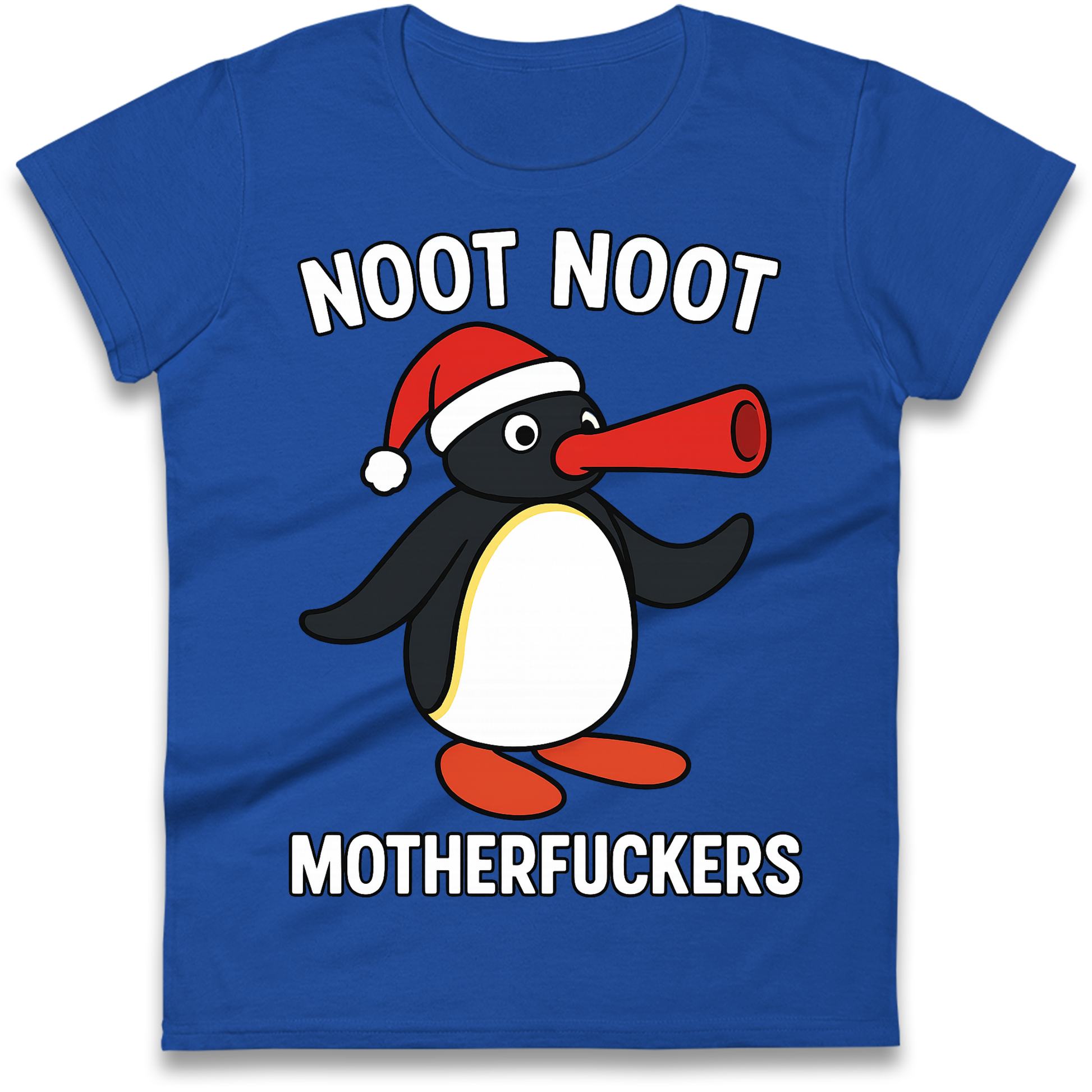 Pingu Christmas Ladies Shirt