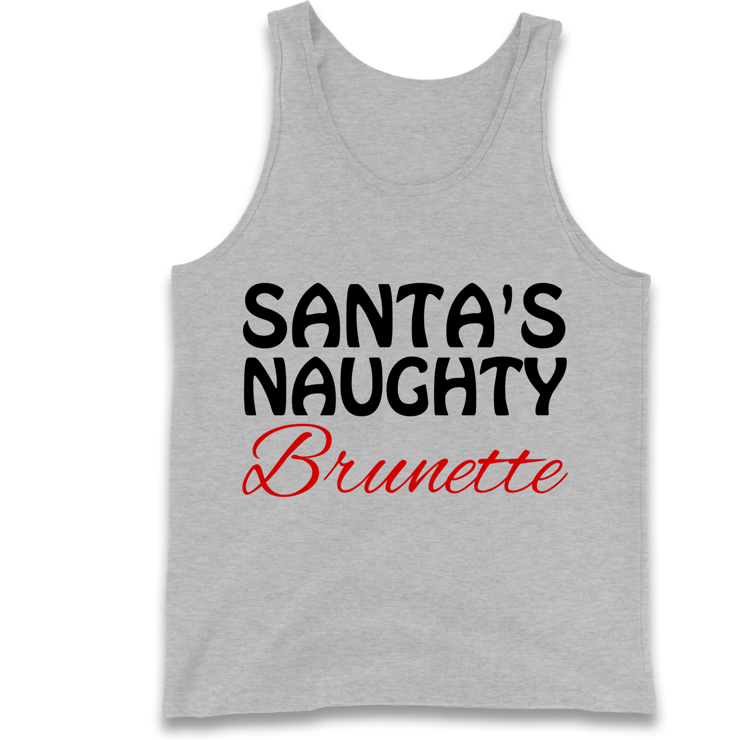 Naughty Brunette Tank-Top