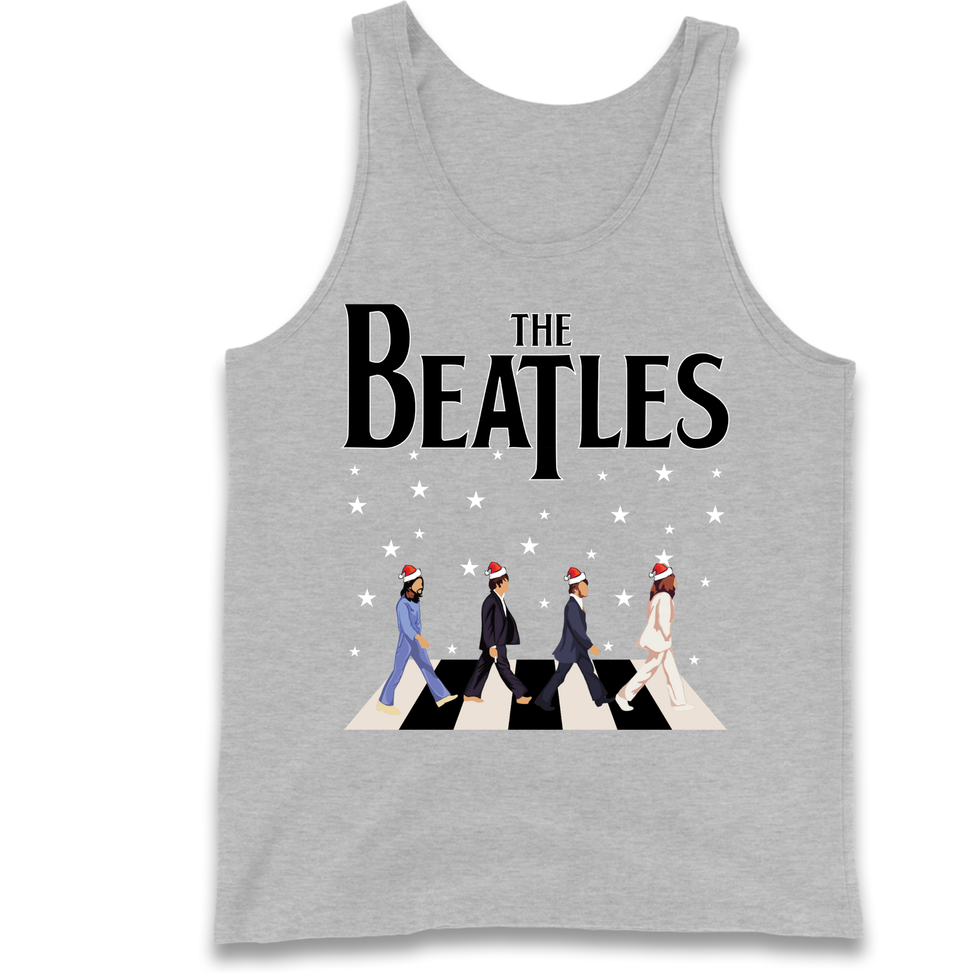 The Beatles Abbey Road Christmas Tank Top