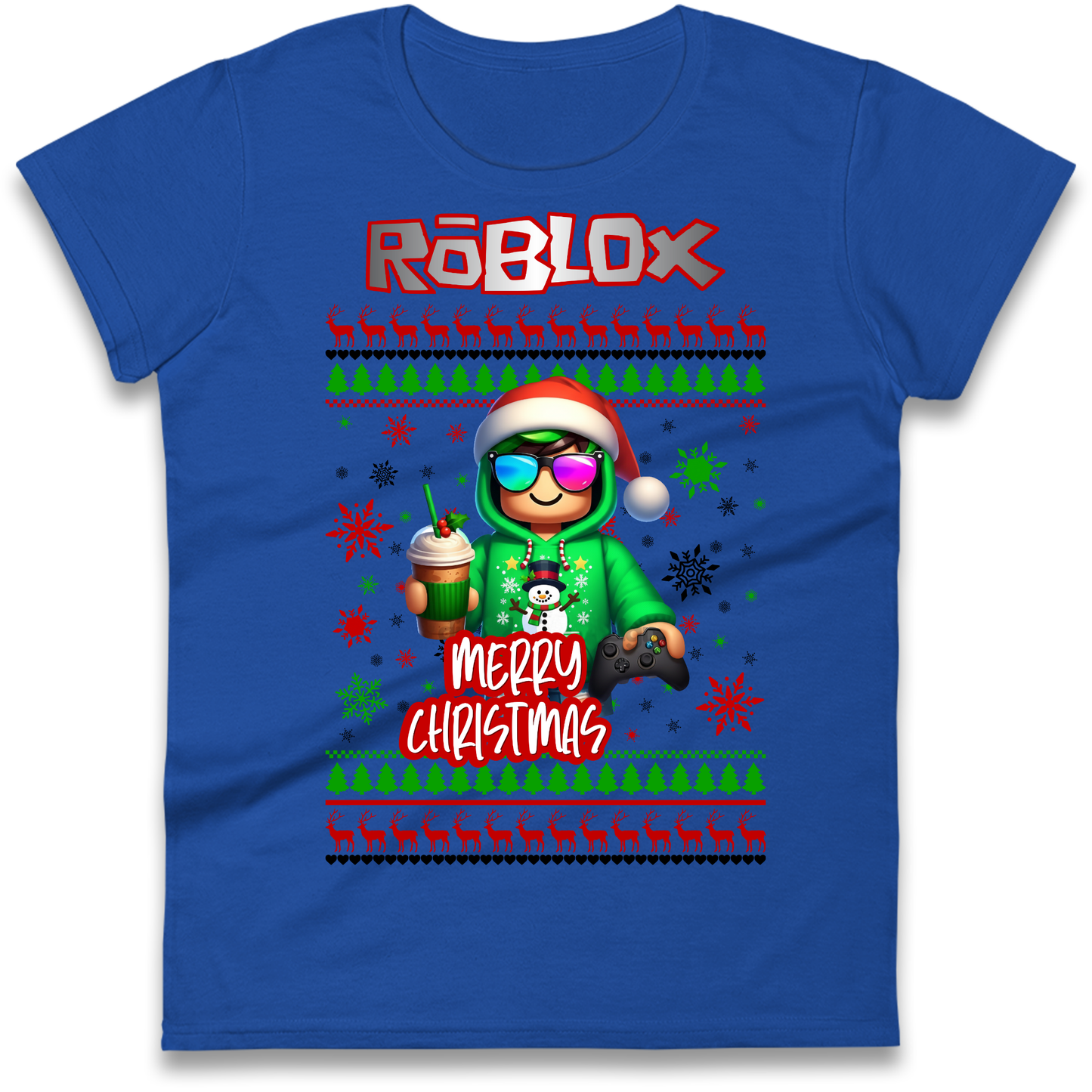 Roblox Merry Christmas Ladies Shirt