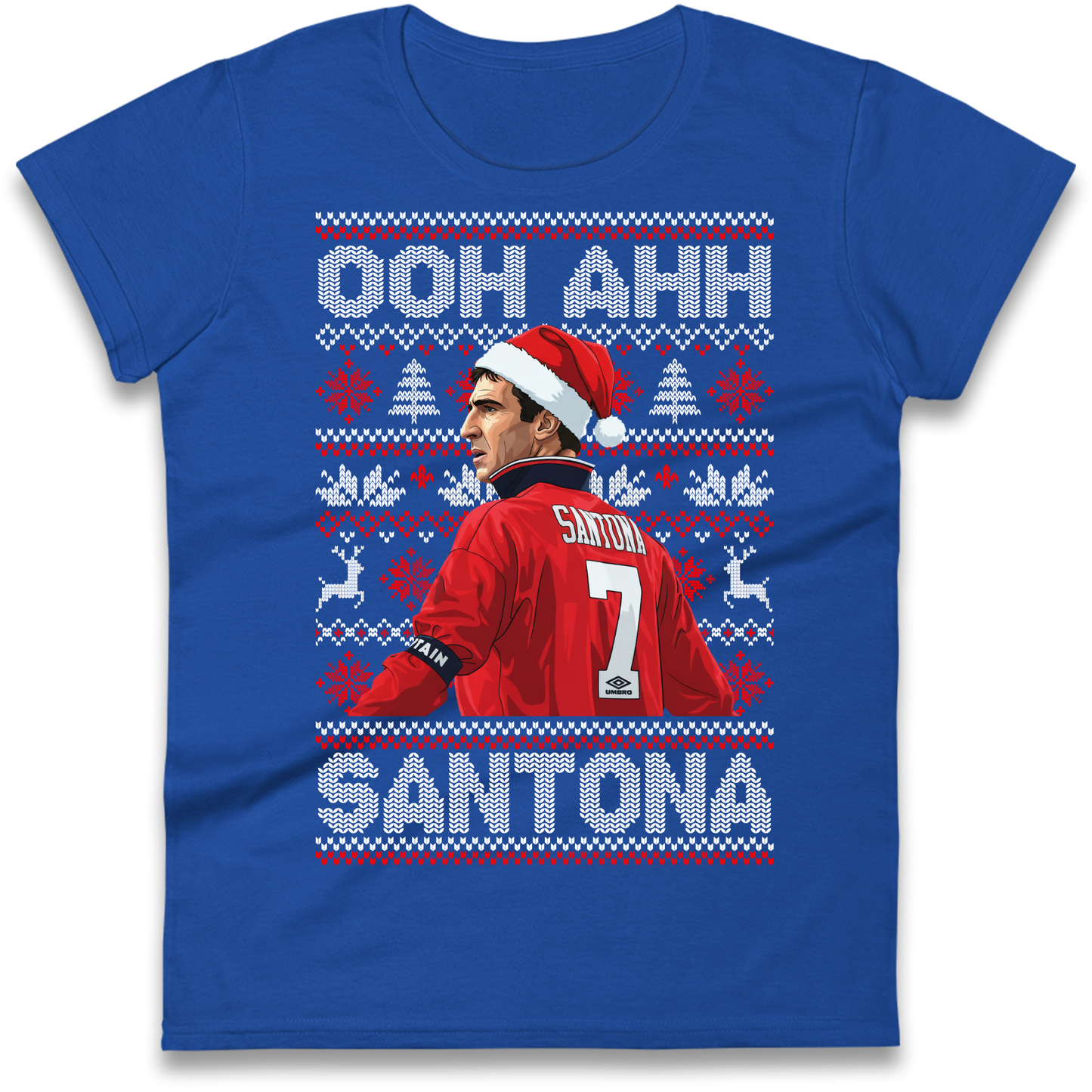 M'nchester United Christmas Ladies Shirt