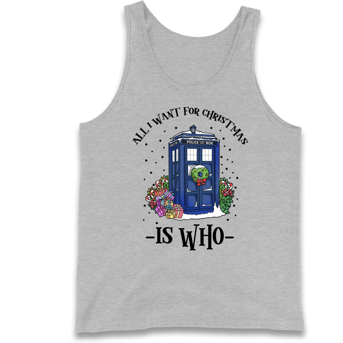 Dr Who Christmas Tank-Top