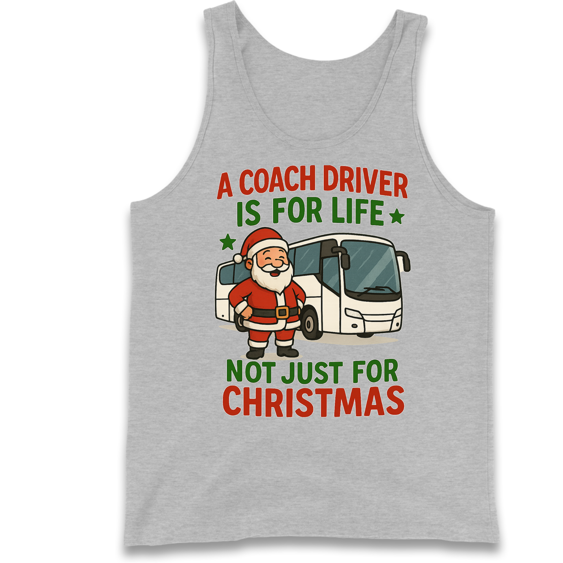 Coach Driver Christmas Tank Top