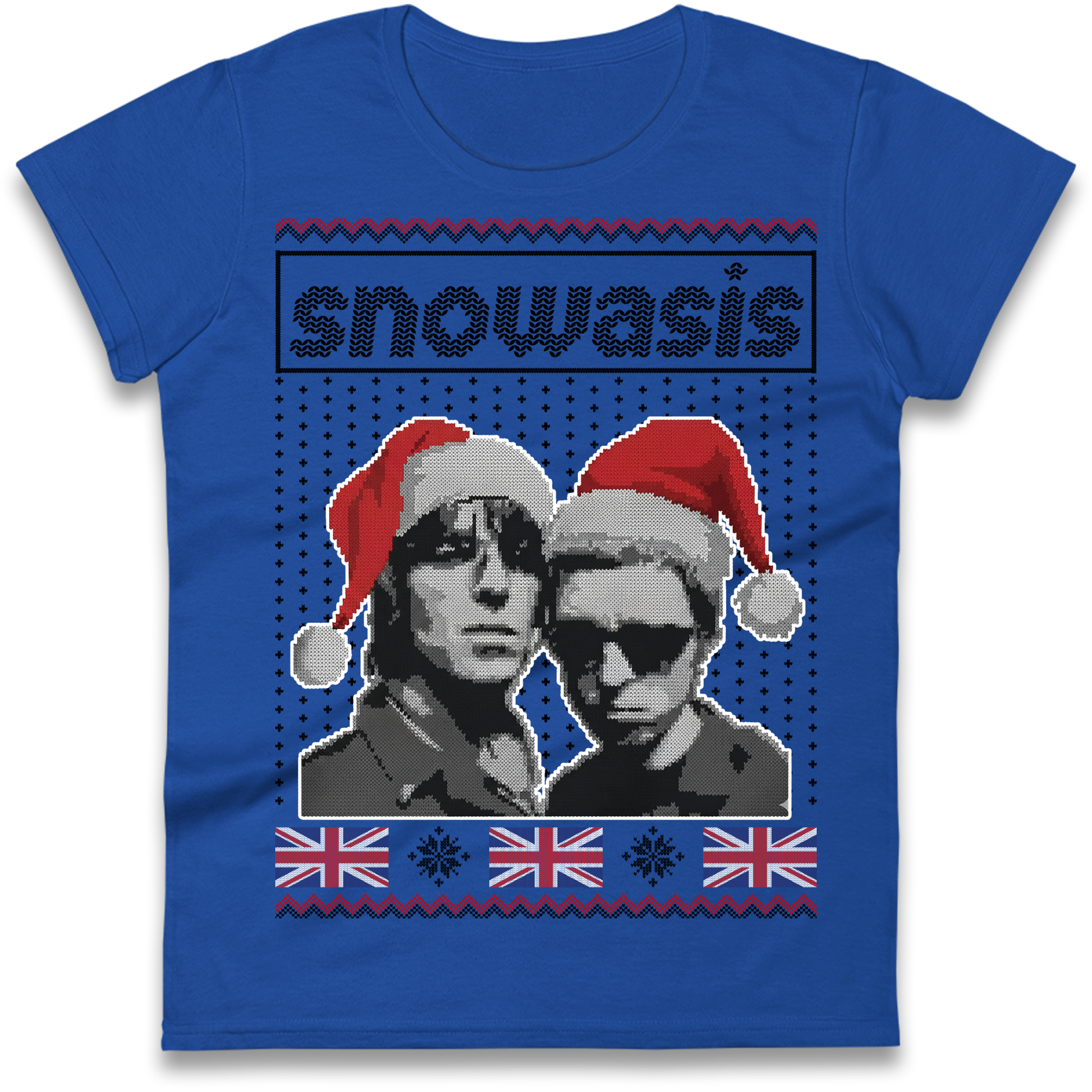 Snowasis Union Jack Christmas Ladies Shirt