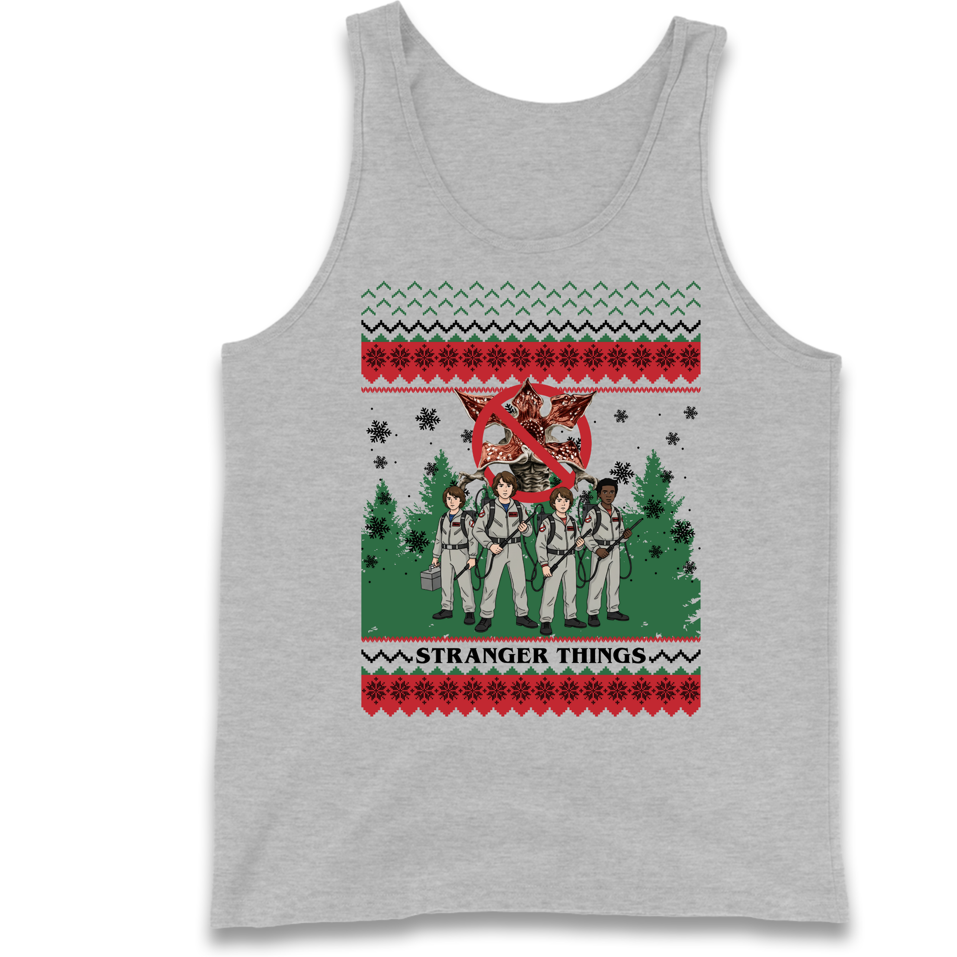 Stranger Things Demogorgon Christmas Tank Top