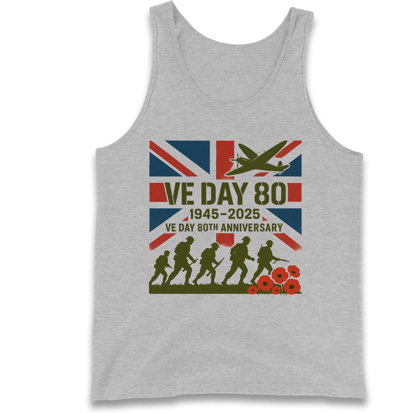 VE Day 80th Anniversary 1945 2025 Tank Top