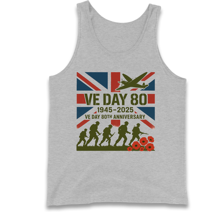 VE Day 80th Anniversary 1945 2025 Tank Top