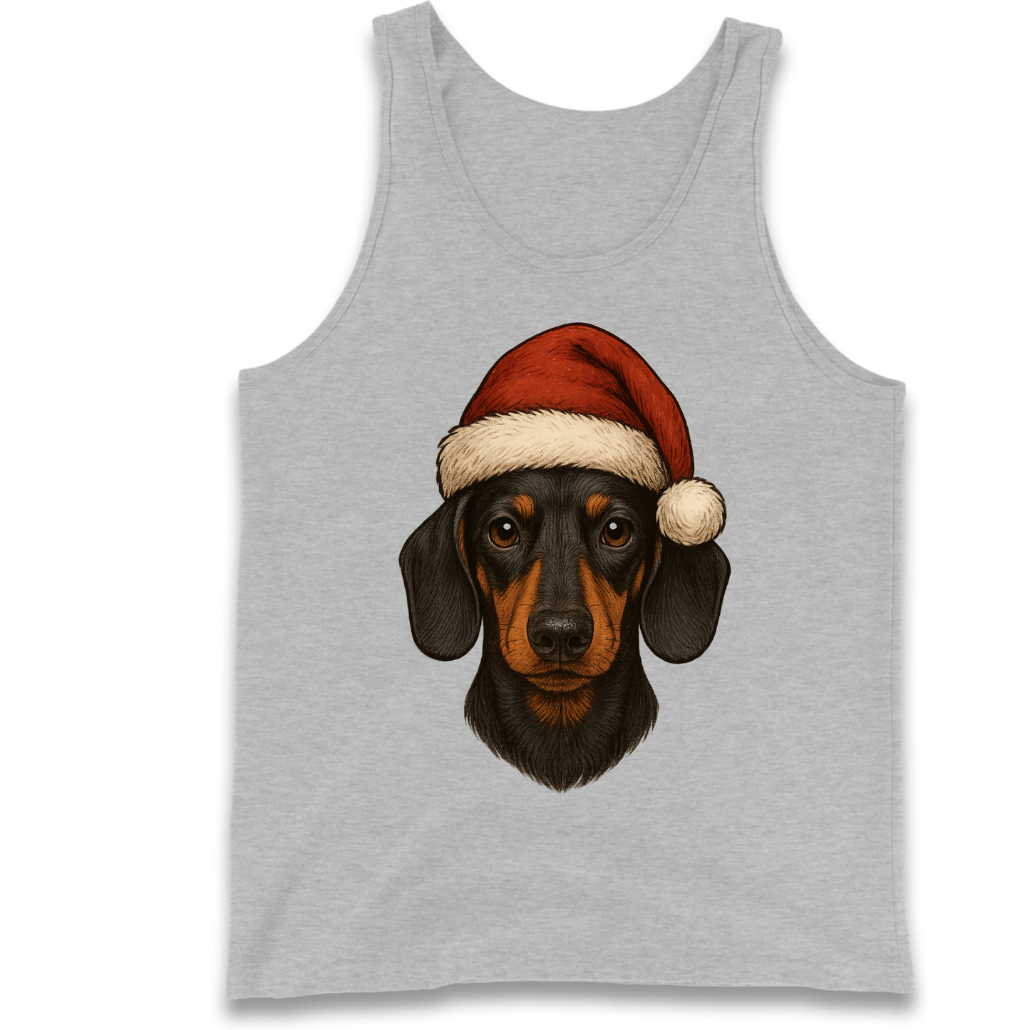 Sausage Dog Christmas Tank-Top