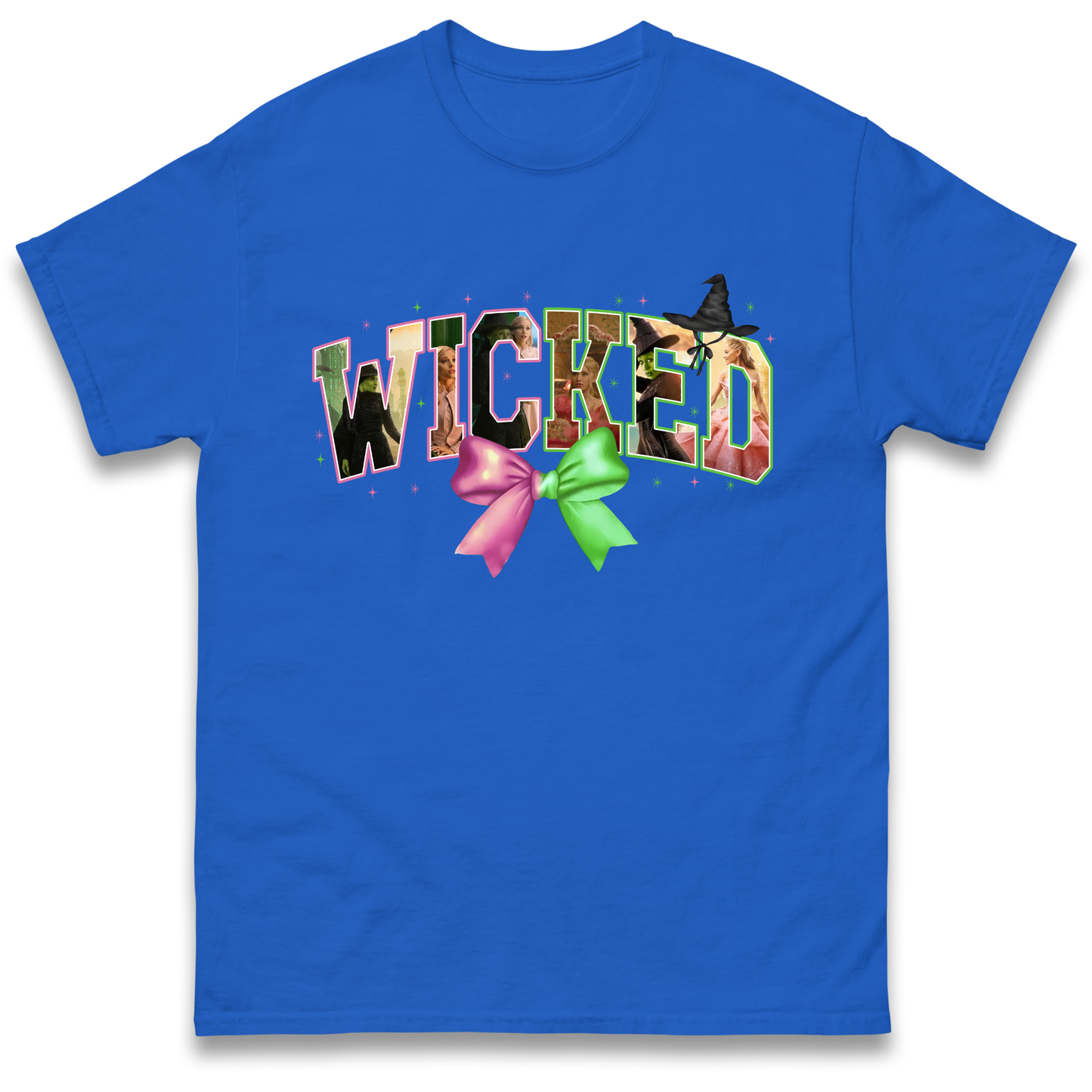 Wicked Pink and Green Bow T Shirt