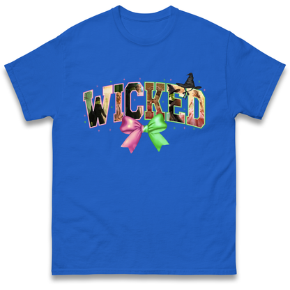 Wicked Pink and Green Bow T Shirt