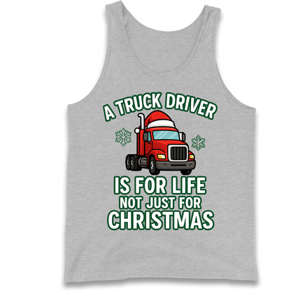 Truck Driver Christmas Tank Top