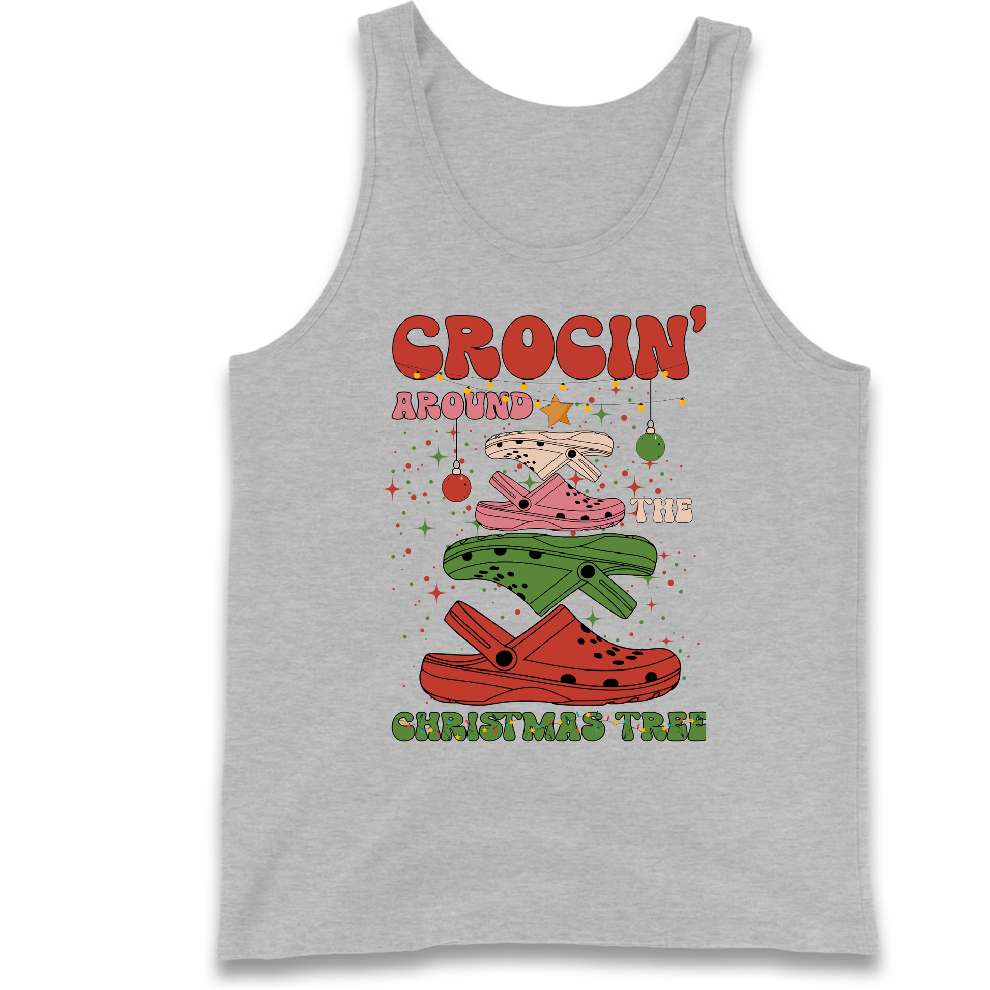 Crockin Around the Christmas Tree Christmas Tank Top
