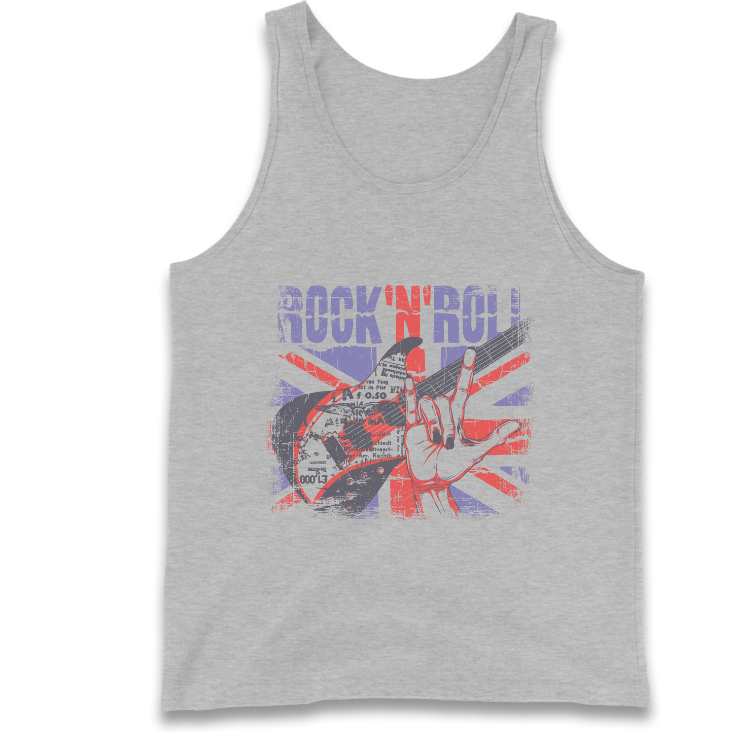 Rock N Roll Union Jack Tank Top