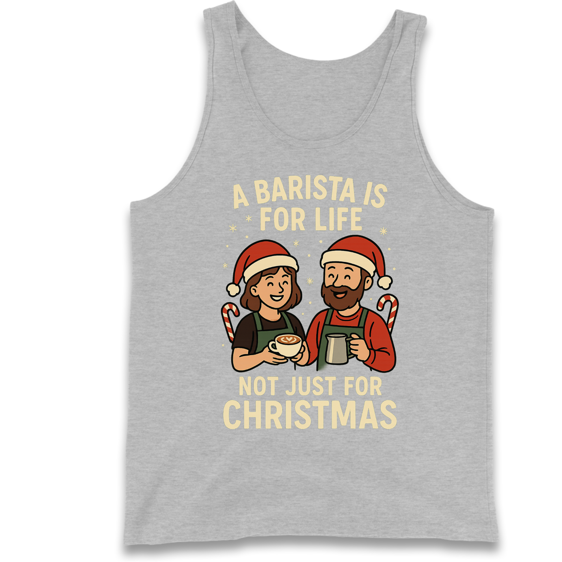 Barista Christmas Tank Top
