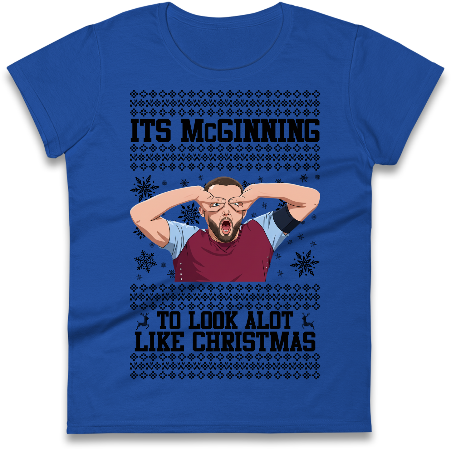 John McGinn Christmas Ladies Shirt