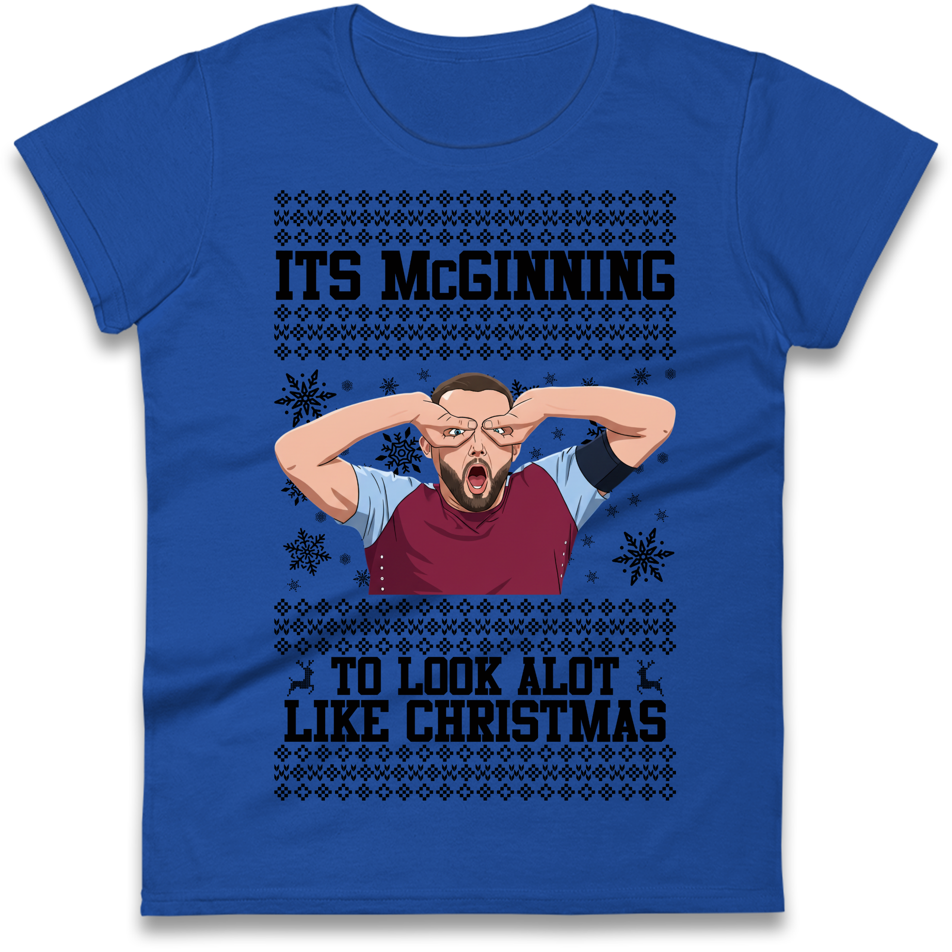 John McGinn Christmas Ladies Shirt