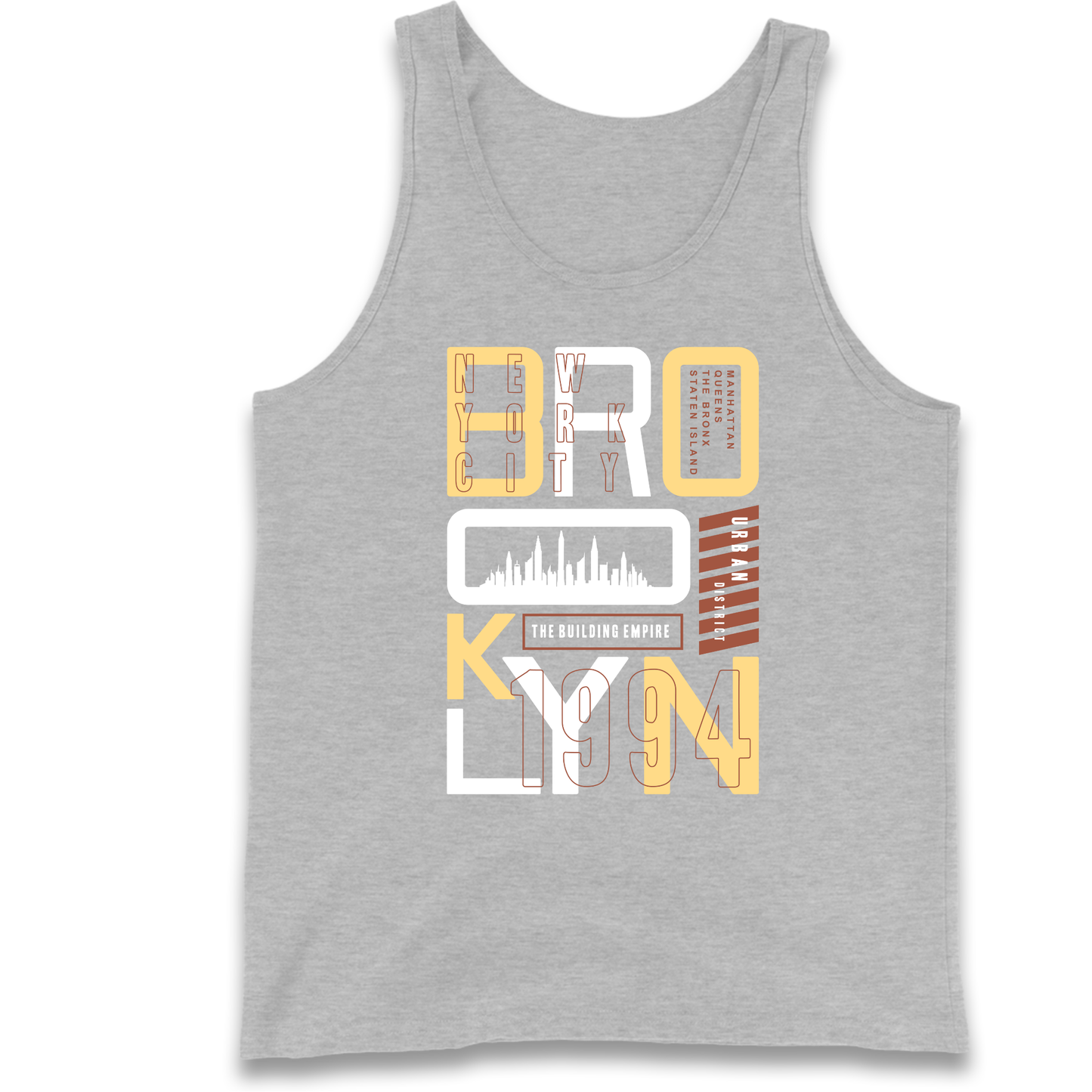 Brooklyn New York Urban District Tank Top