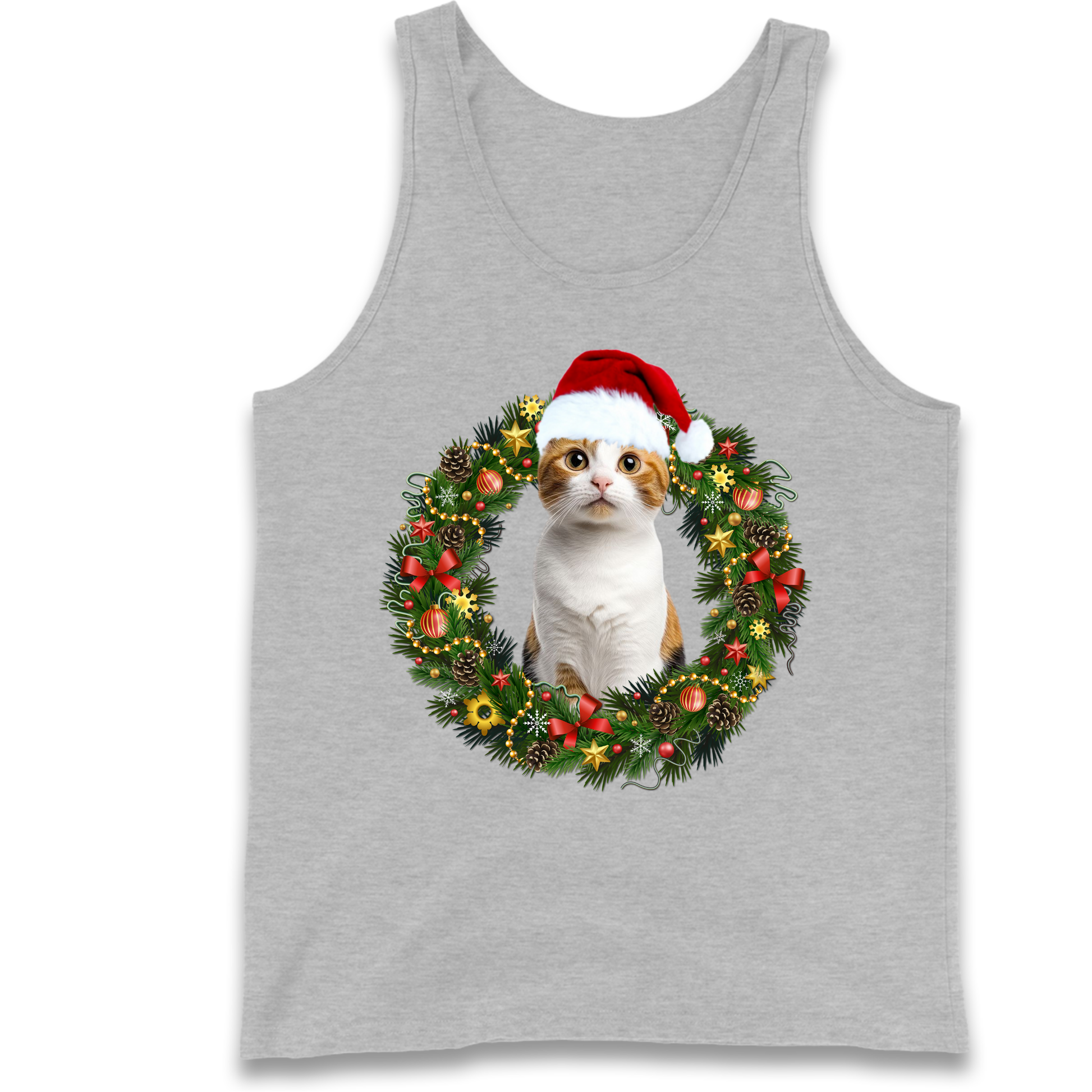 Cat Christmas Tank Top