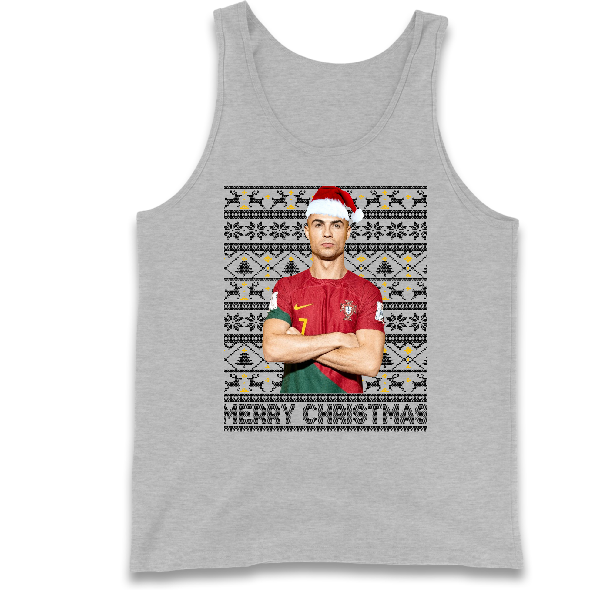Merry Christmas Ronaldo Tank Top