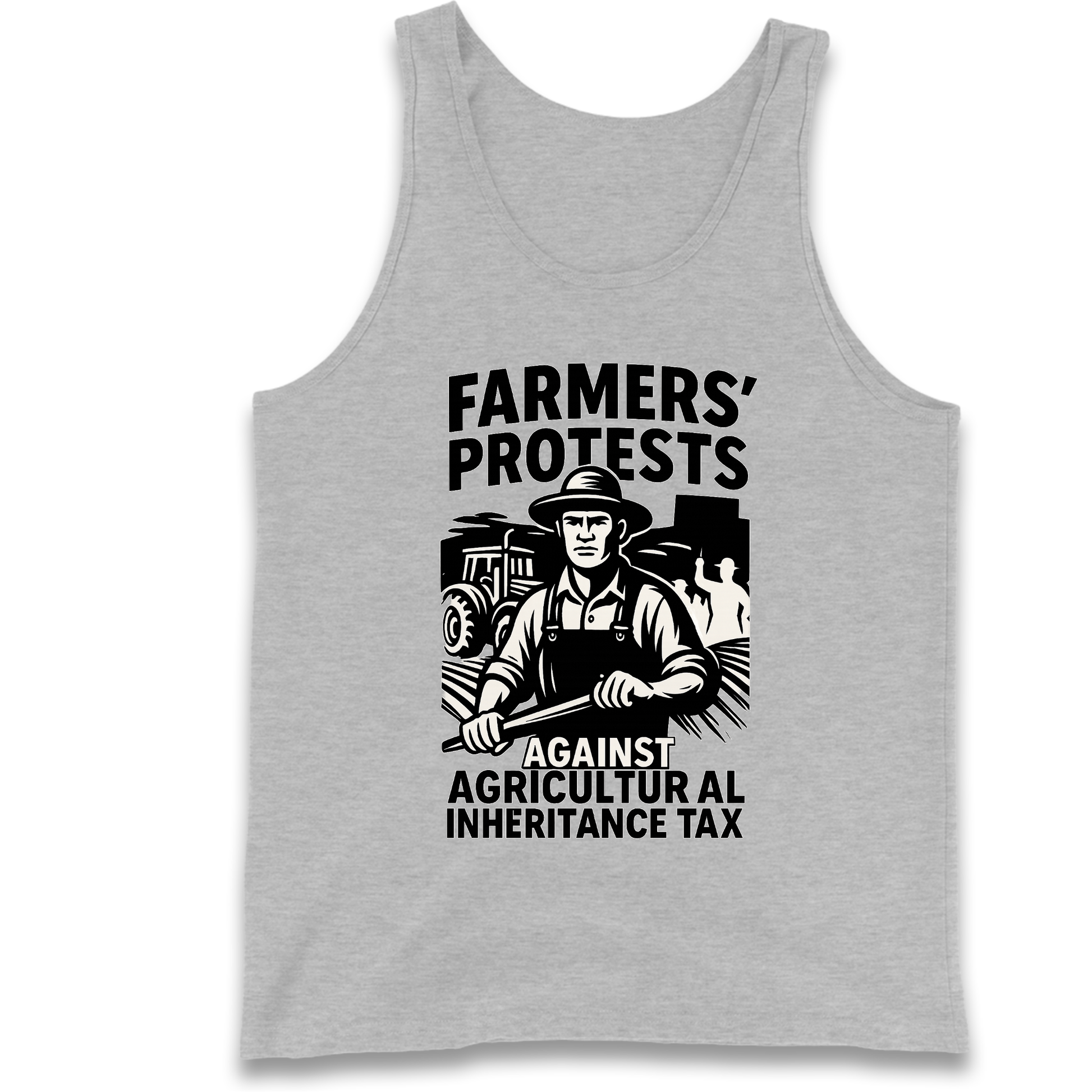 Farmers’ Protests Against Agricultural Inheritance Tax Tank Top