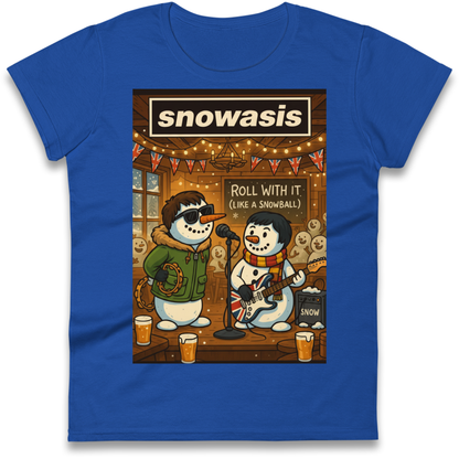 Snowasis Roll Christmas Ladies Shirt