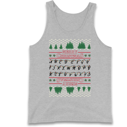stranger things christmas jumper Tank Top