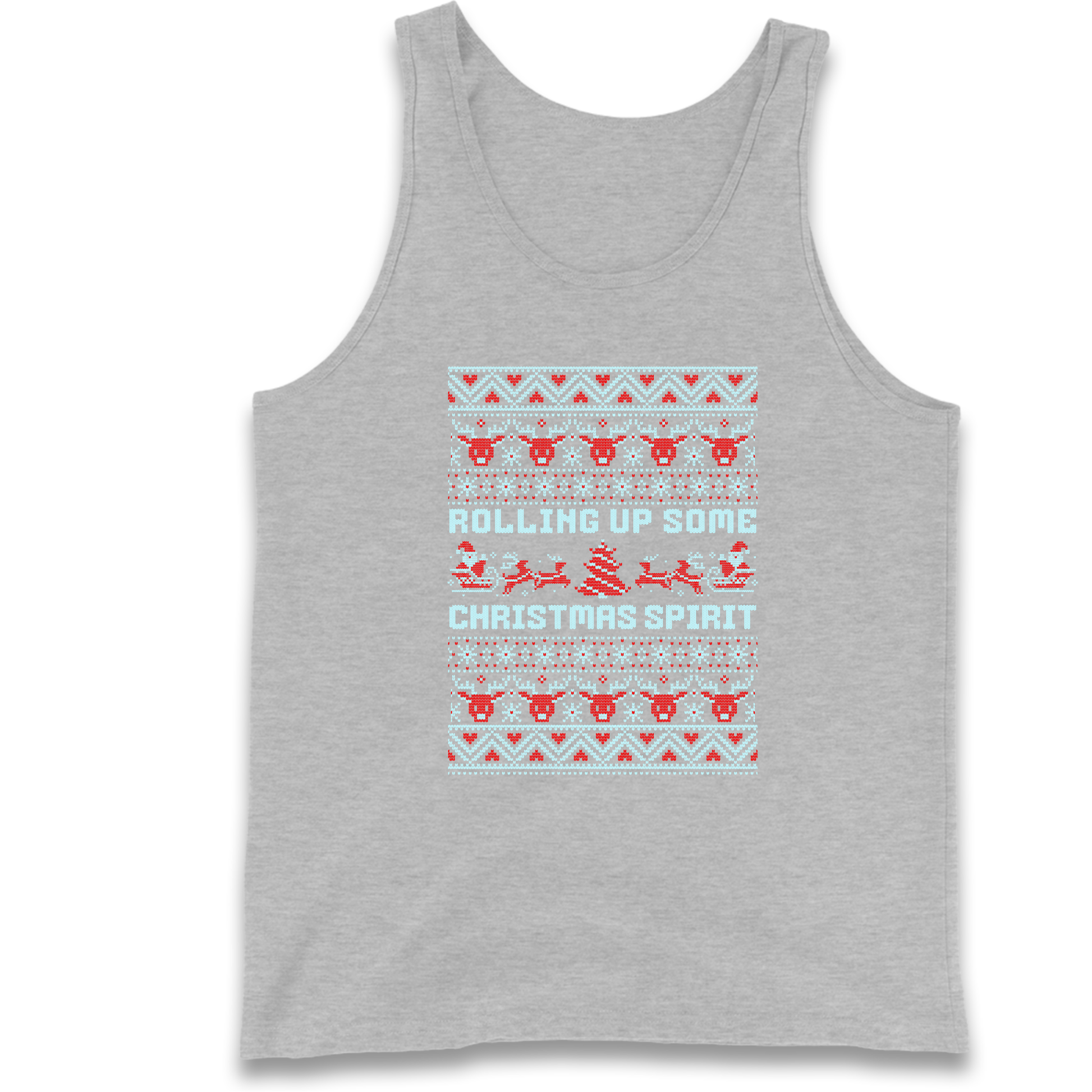 Rolling up Some Christmas Spirit Tank Top