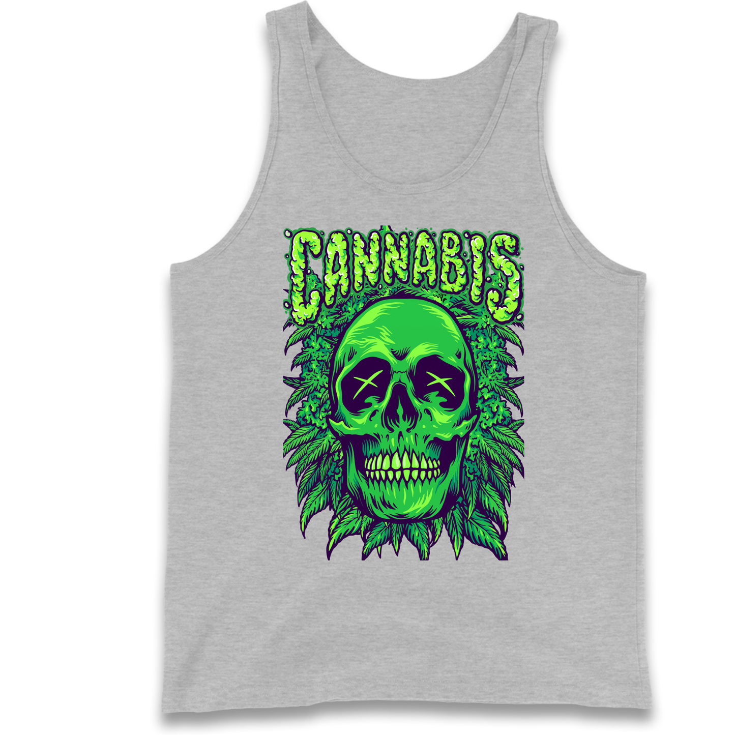 Cannabis Skull Tank Top
