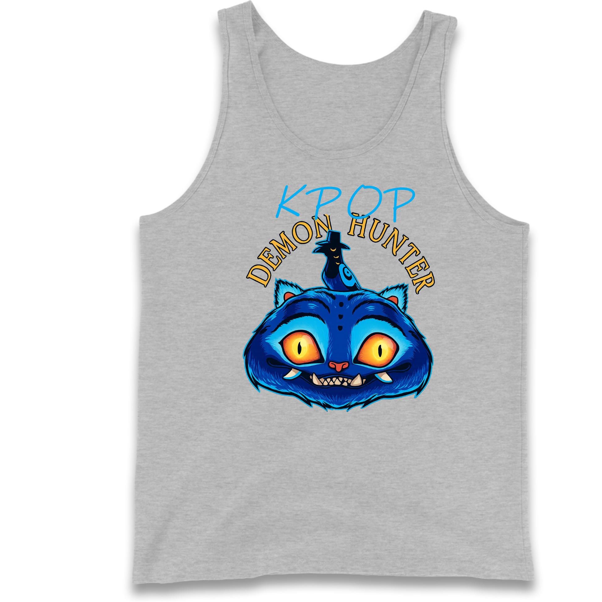 Kpop Demon Hunter Derpy Tiger Tank Top