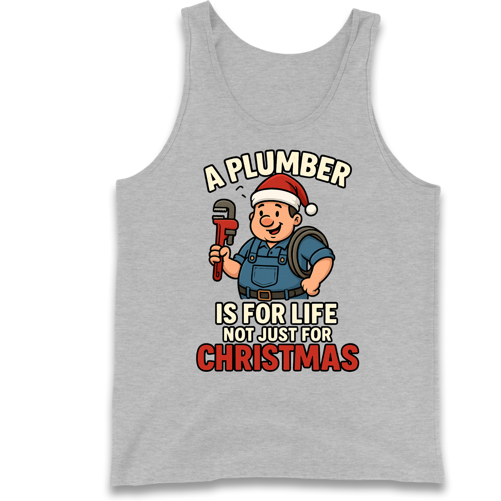 Plumber Christmas Tank Top