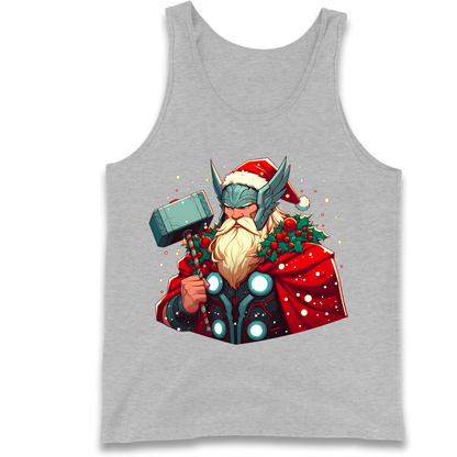 Viking Thor Santa Tank Top