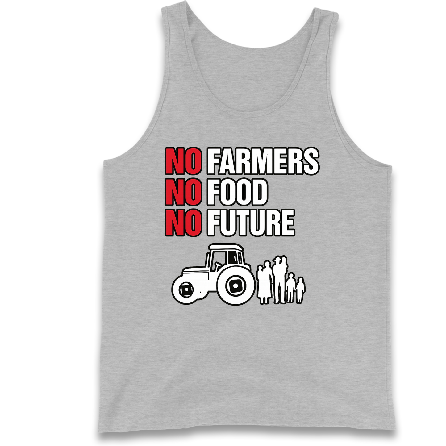 Farmers Agricultural Inheritance Tax Protest Tank Top