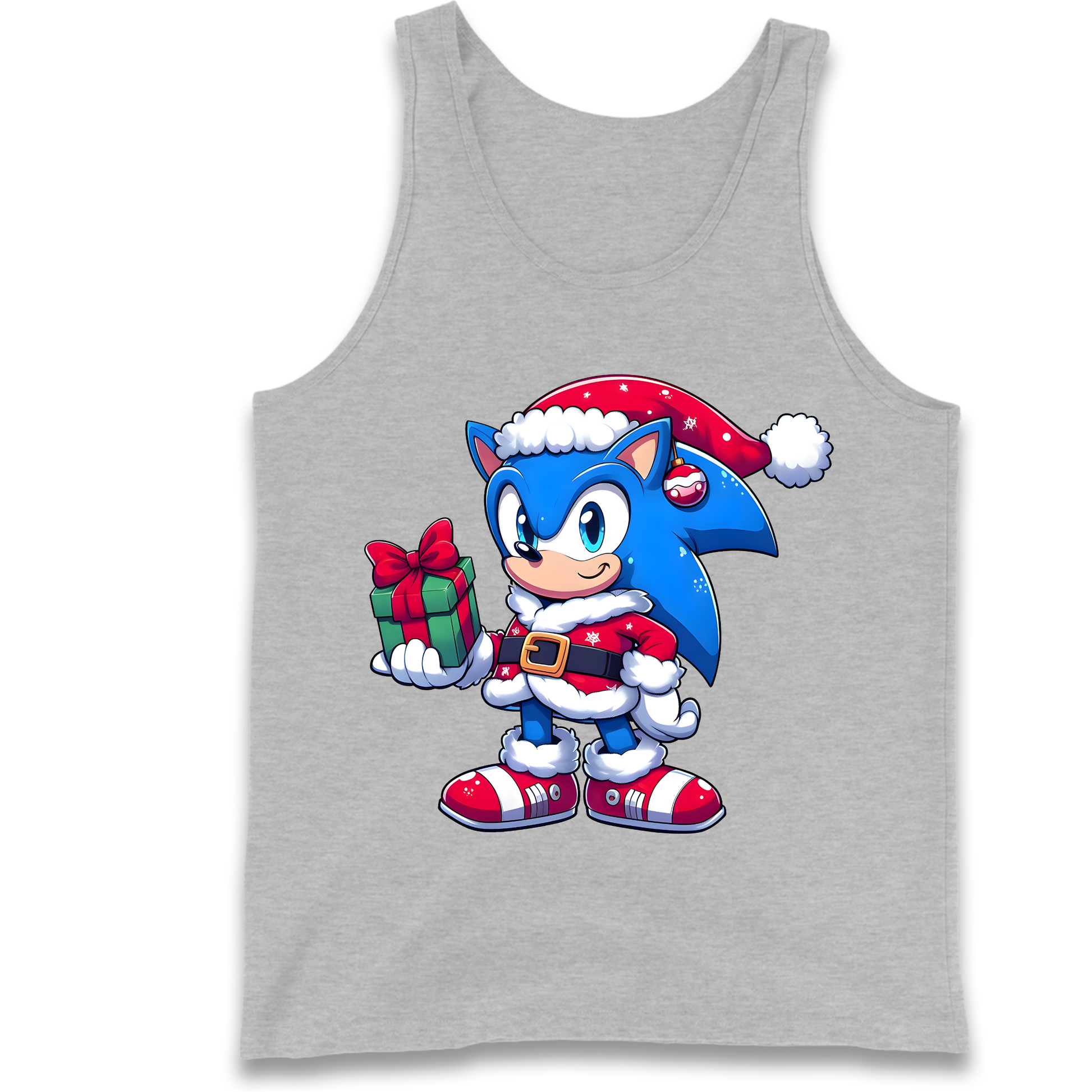 Sonic The Hedgehog Santa Tank Top