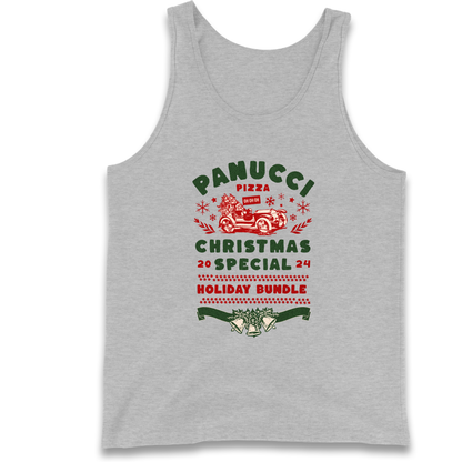 Panucci Pizza Christmas Special Christmas Tank Top