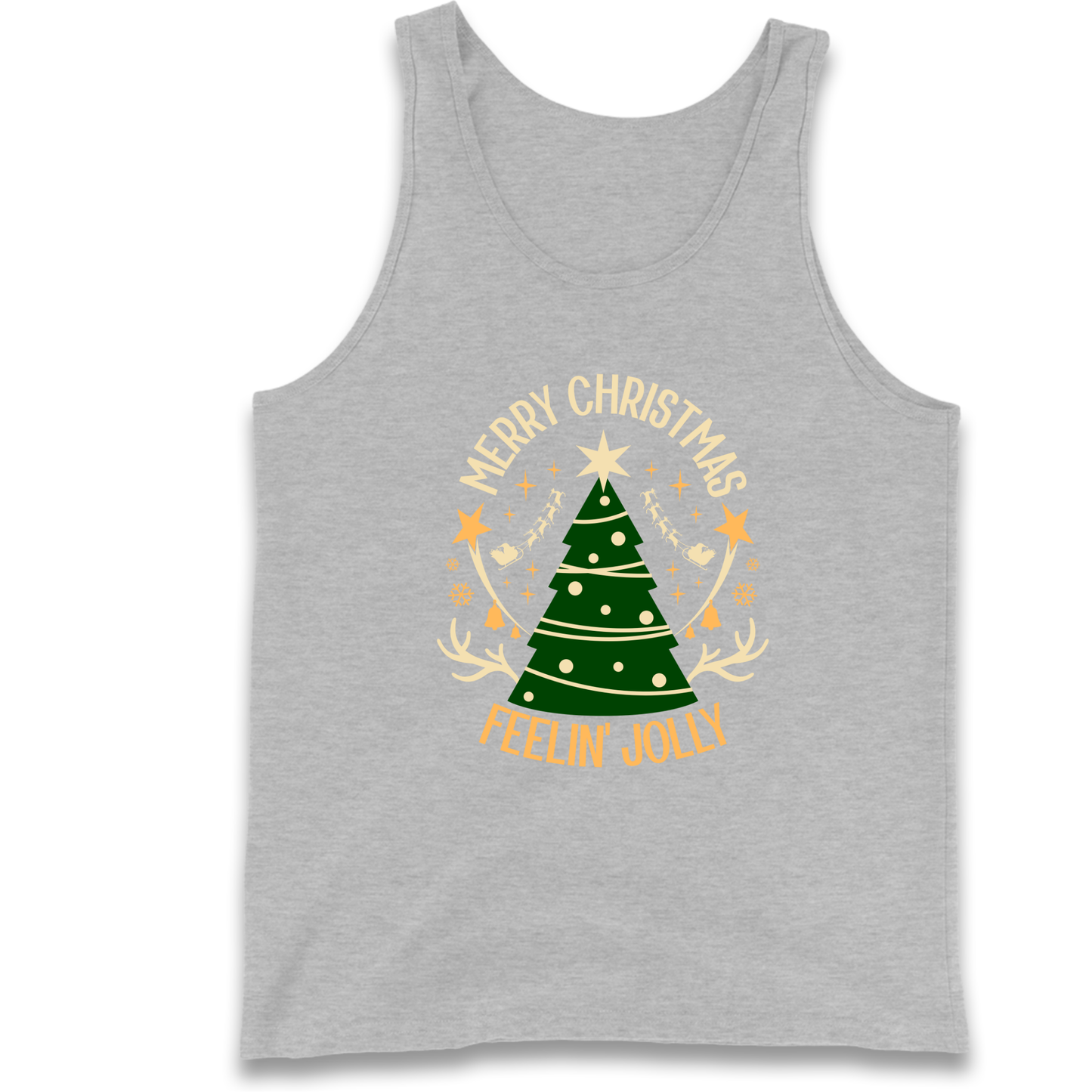Merry Christmas Feeling Jolly Christmas Tank Top