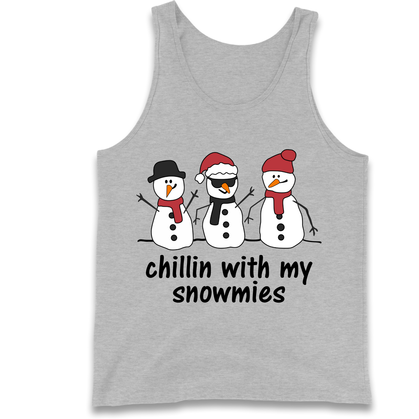 Chillin With My Snowmies Tank Top