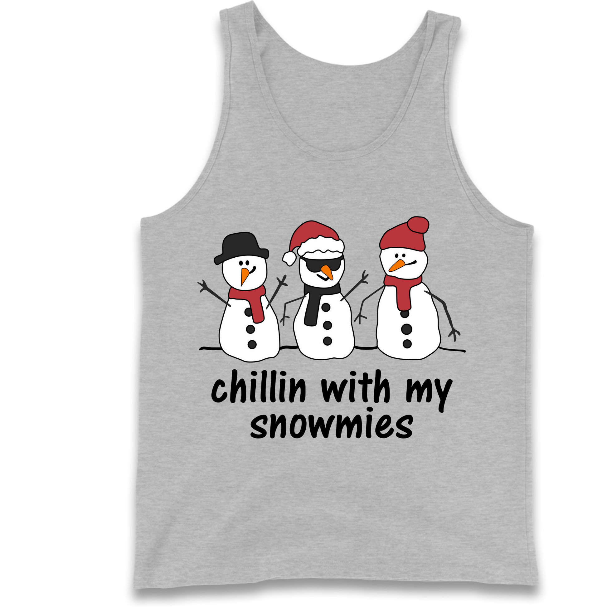 Chillin With My Snowmies Tank Top