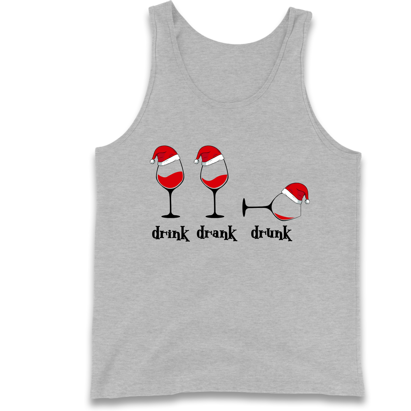 Drink Drank Drunk Tank-Top