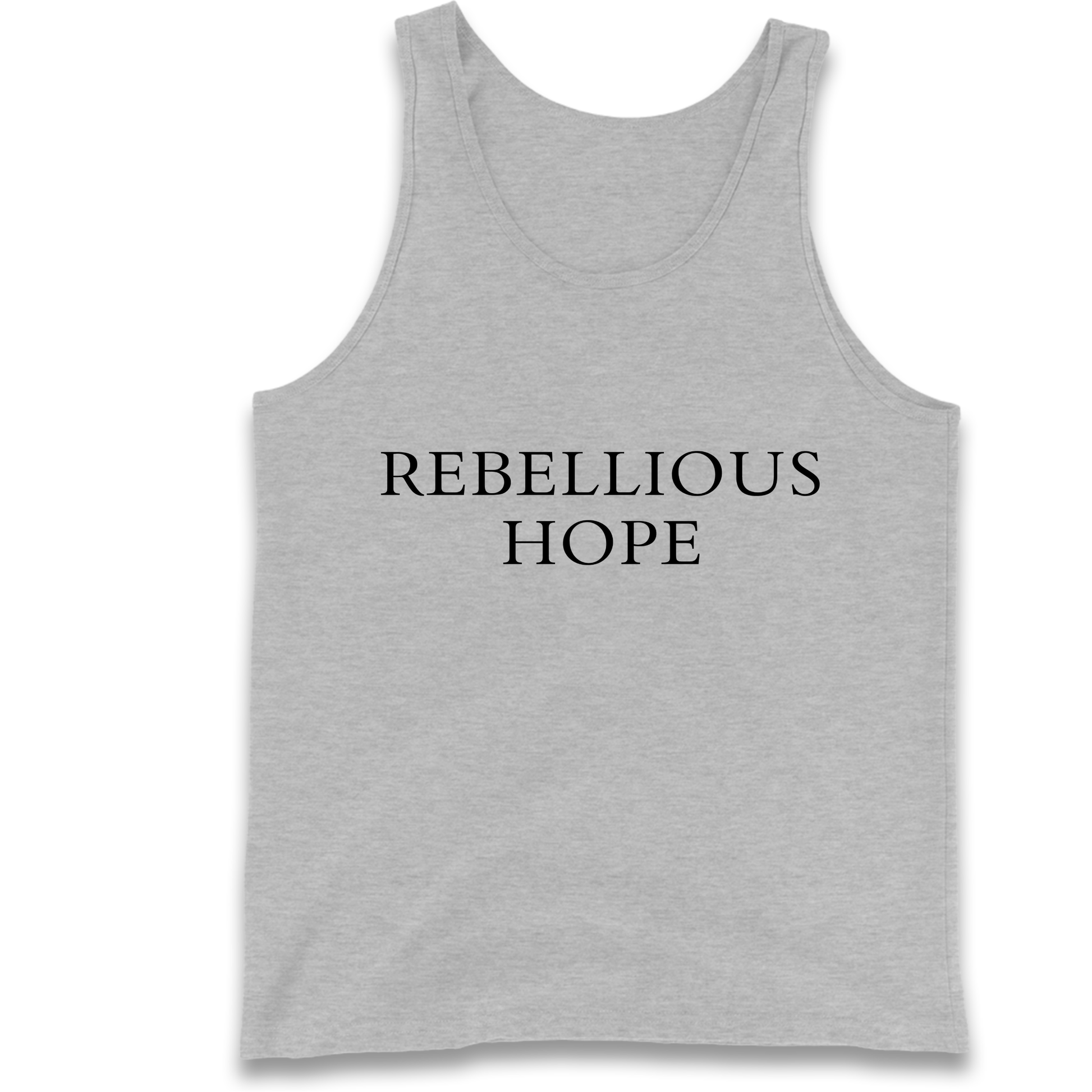 Rebellious Hope Embroidered Tank Top