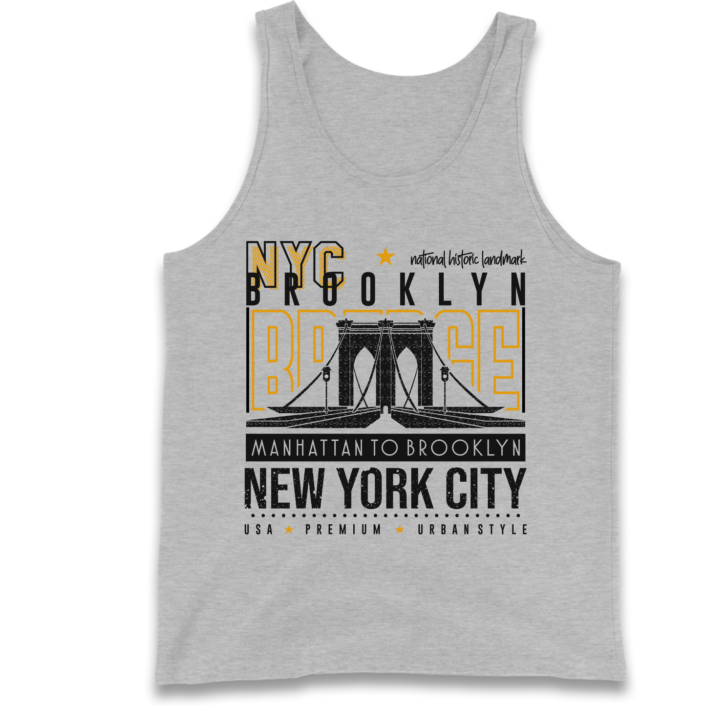 NYC Brooklyn Bridge Tank Top