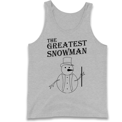 The Greatest Snowman Christmas Tank Top