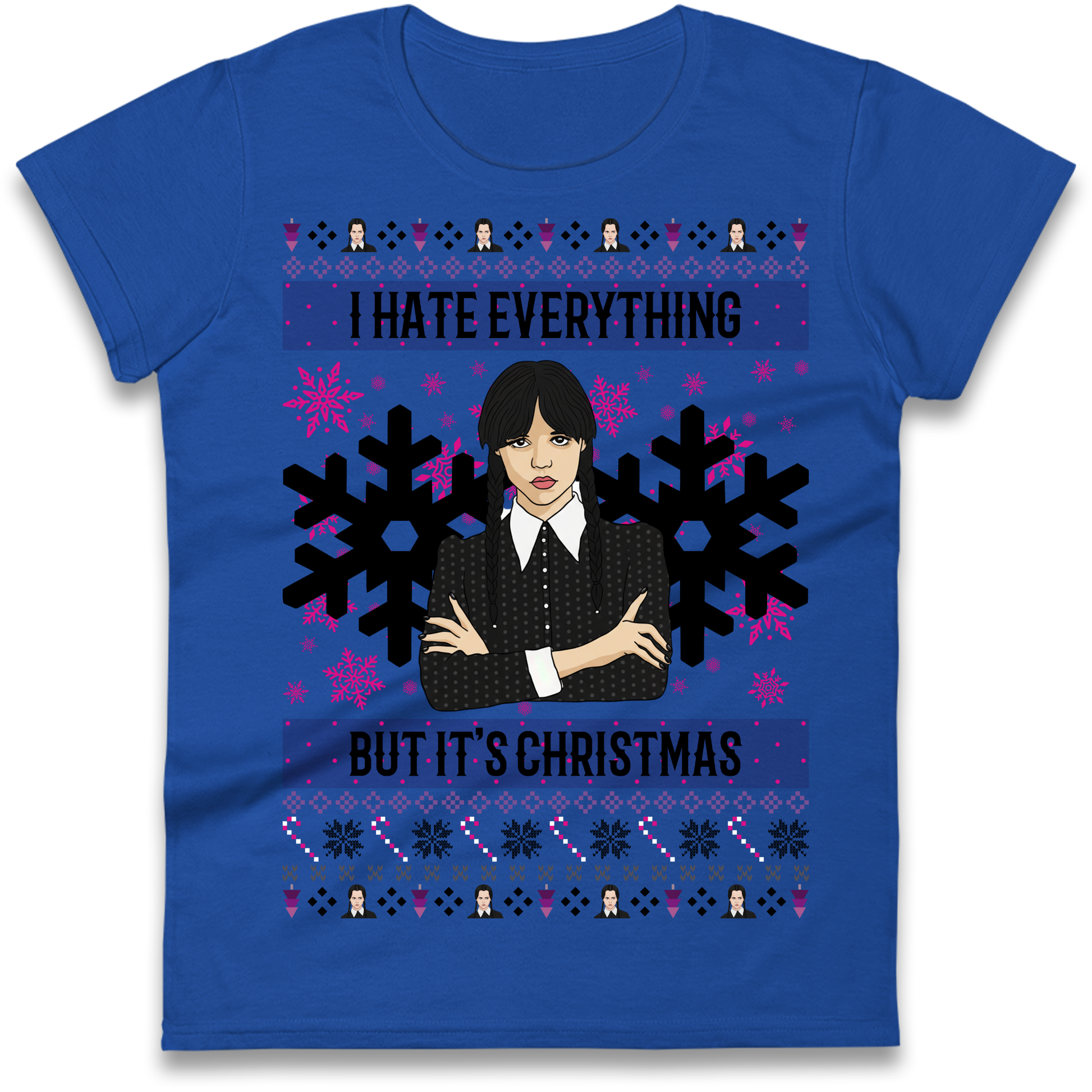 Wednesday addams Christmas Ladies Shirt