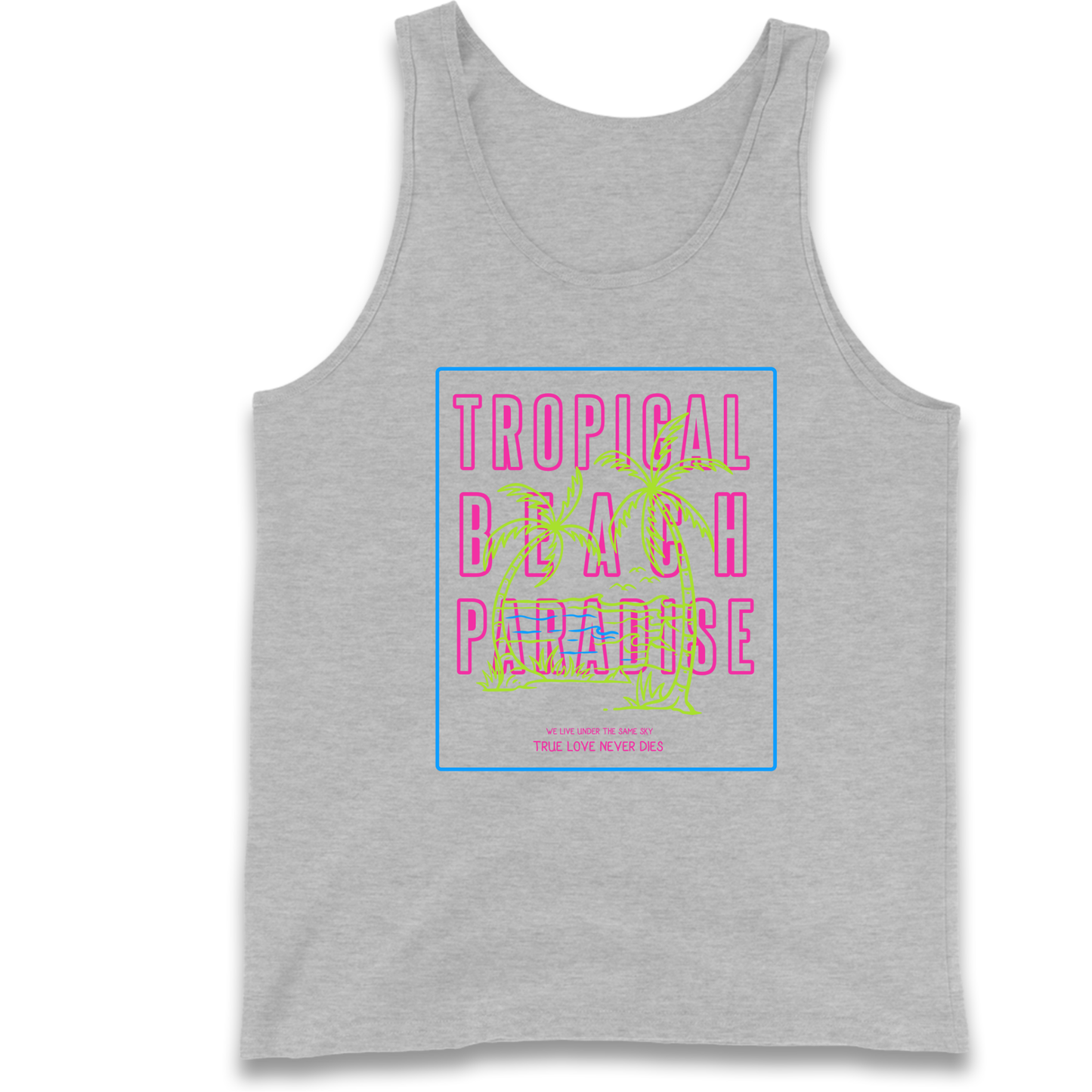 Tropical Beach Paradise Tank Top