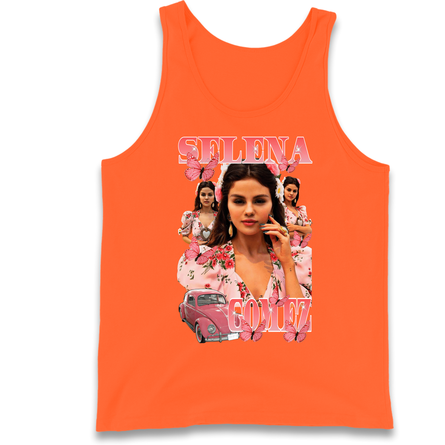Selena Gomez Pink Tank Top