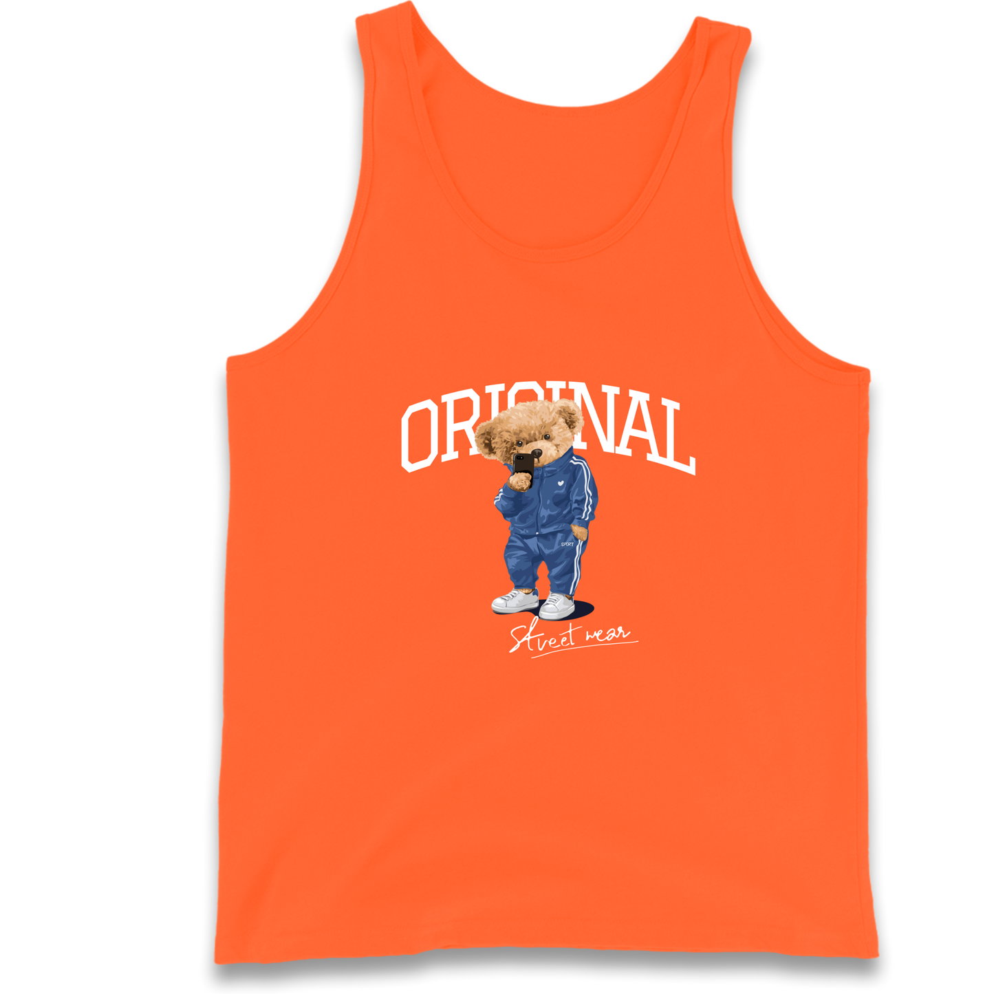 Teddy Bear Original Streetwear Tank Top