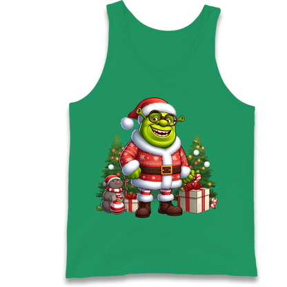 Shrek Santa Claus Presents Tank Top