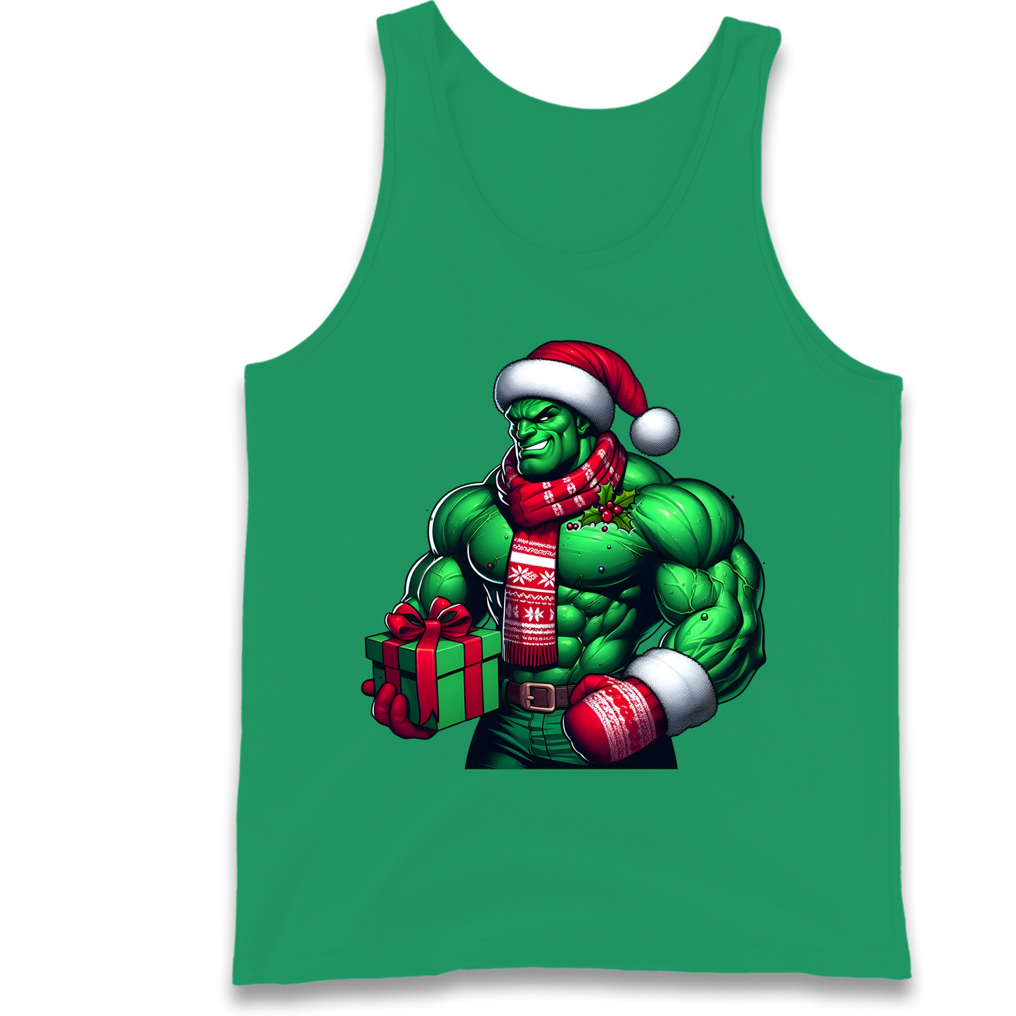 The Hulk Santa Tank Top