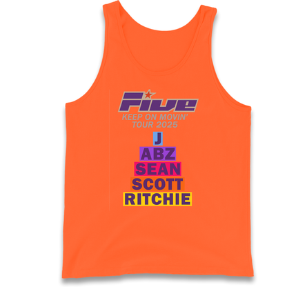 Five Keep On Movin' Tour 2025 Tank Top